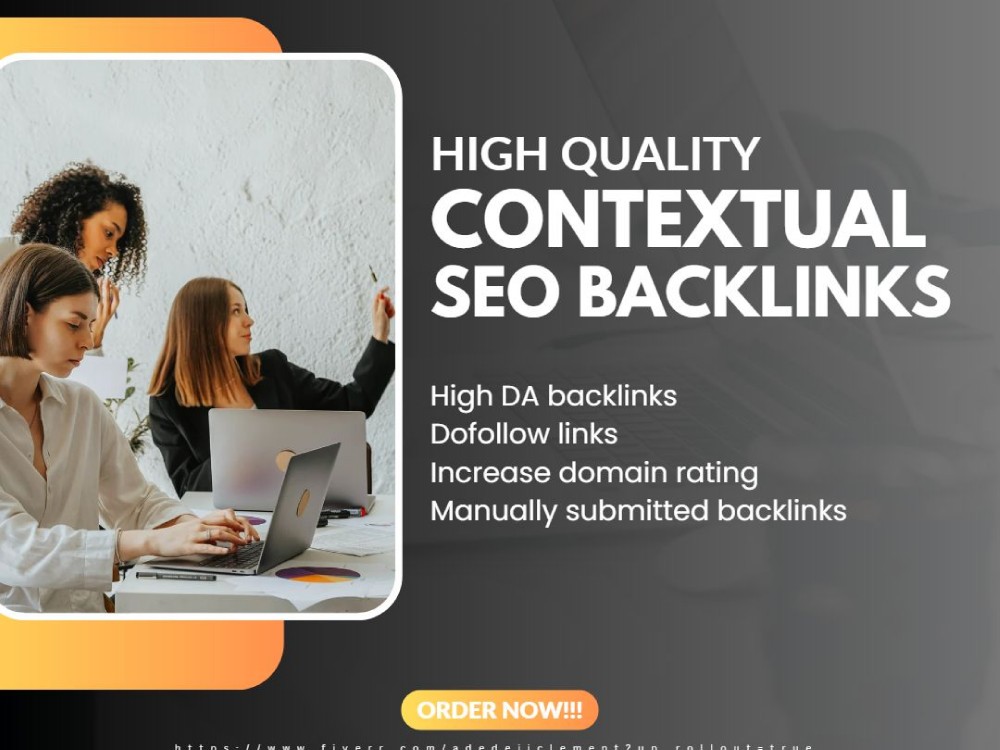 I will do 35 contextual SEO backlinks