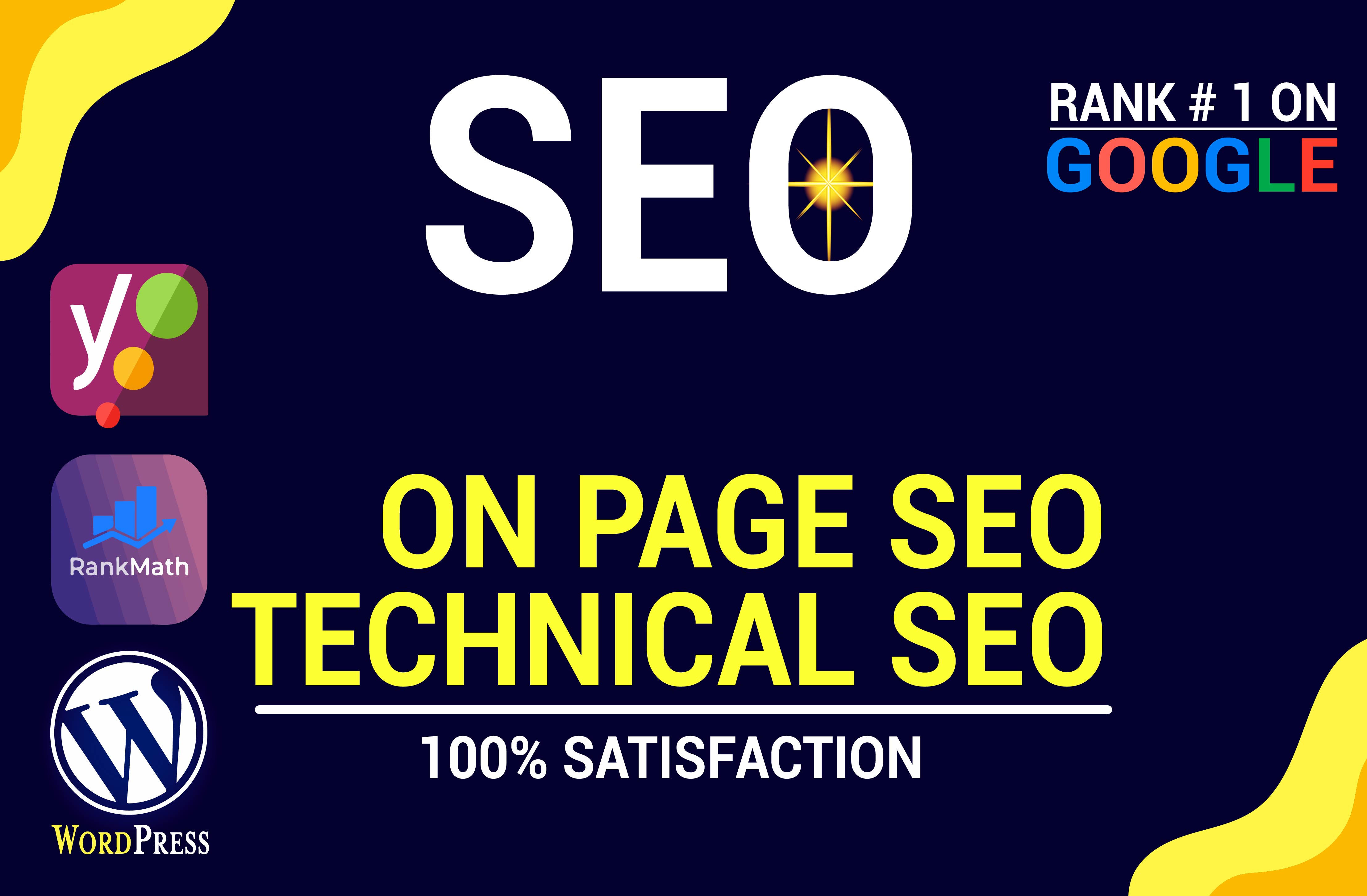 Complete On Page SEO & Technical SEO Optimization...
