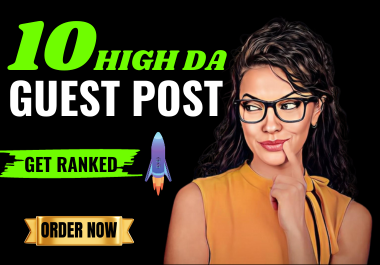I will publish high quality dofollow guest post backl...