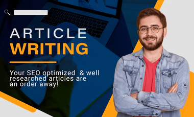 I will be your expert article writer for SEO blog wri...