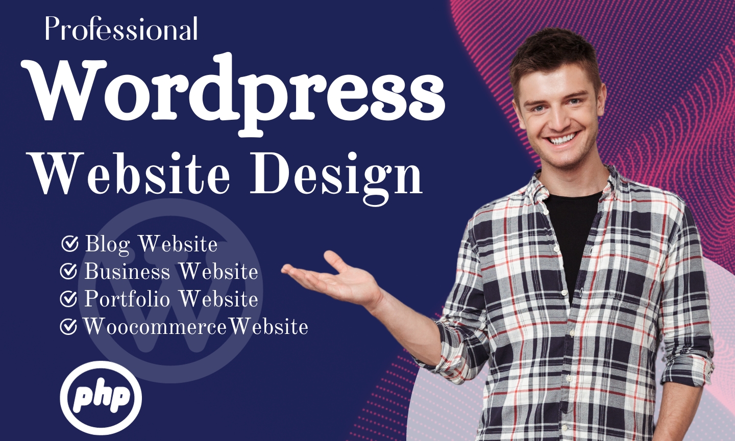 I will build a professional WordPress website and des...