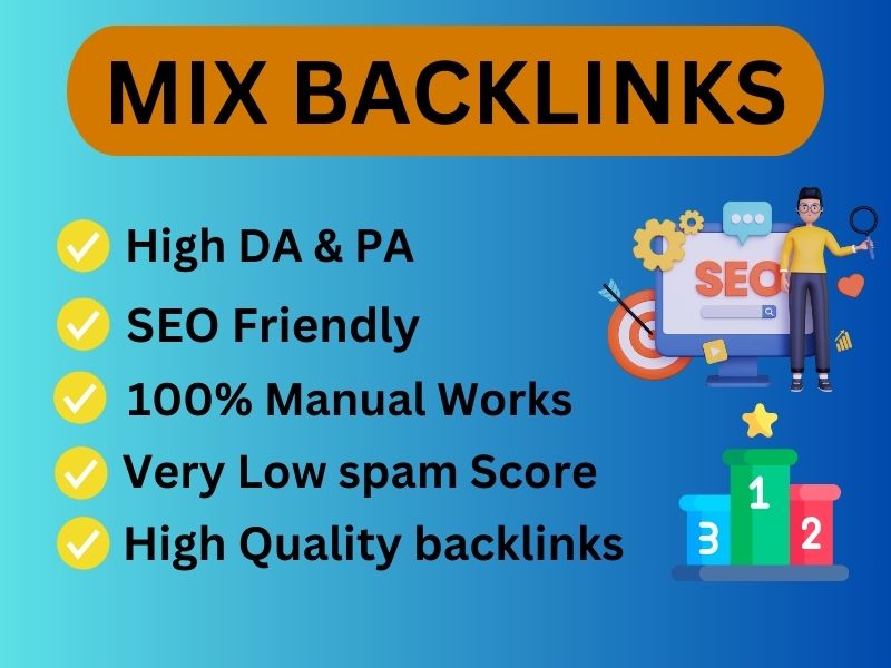 I will do 100 mix high authority do follow quality se...