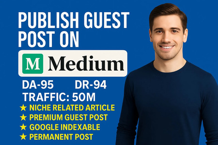 Write and Publish Article on Medium High DA 94 Premiu...