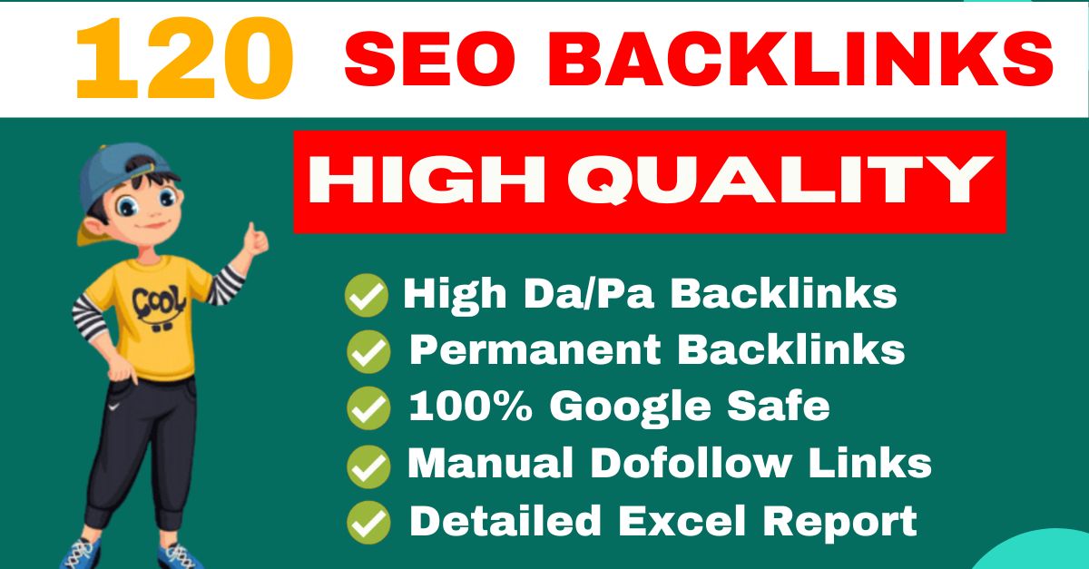 Create Manually 120 SEO Backlinks from web 2.0, pdf, ...