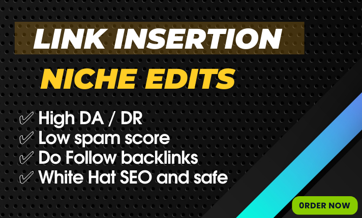 link insertion, niche edit on high authority website...