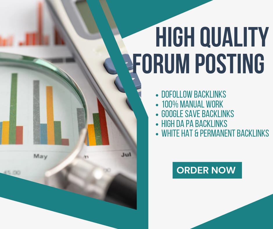 I WILL create 40 forum posting backlinks high DA PA b...