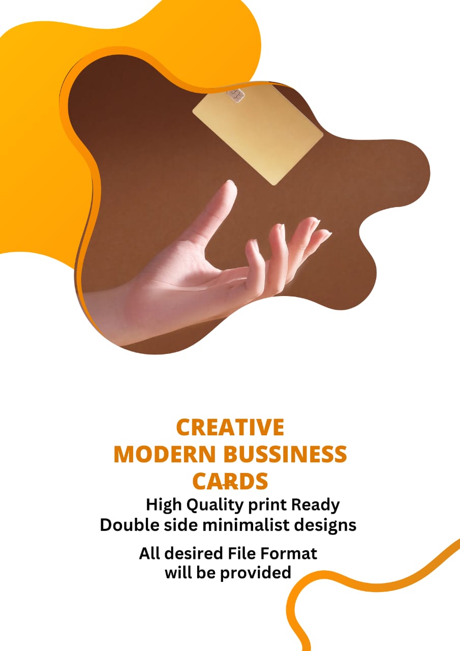 I WILL DESIGN MODERN MINIMAL PROFESSIONAL BUSINESS CA...
