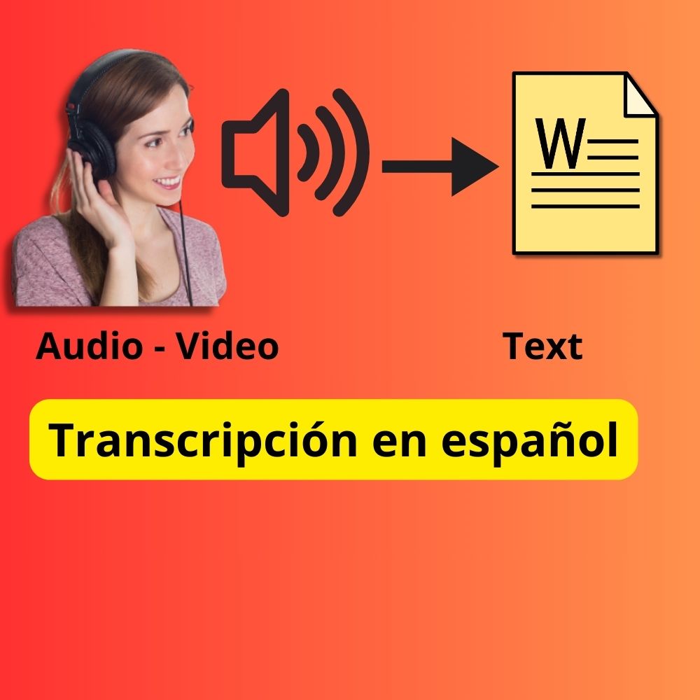 I will transcribe your podcasts, audios and youtube ...