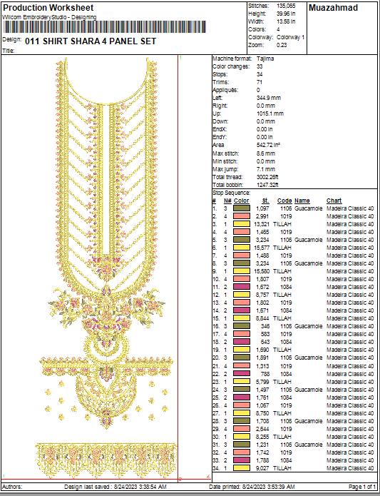 I will do digital Embroidery design even complex desi...