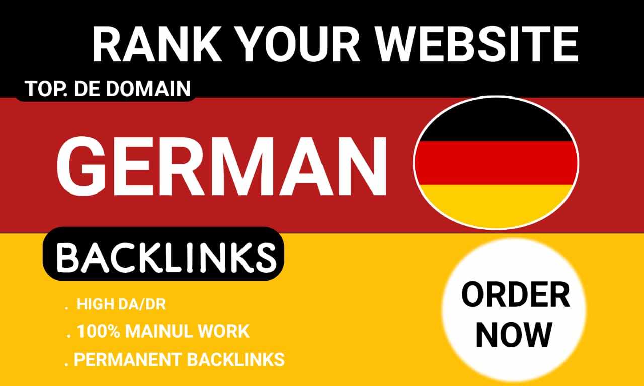 80 Germany backlinks da high quality top pr trust Fol...