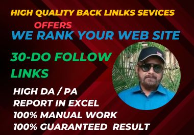 We will Rank your websits with our top Quality Link b...