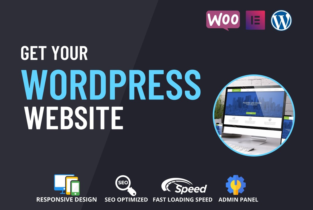 build responsive wordpress website design or blog