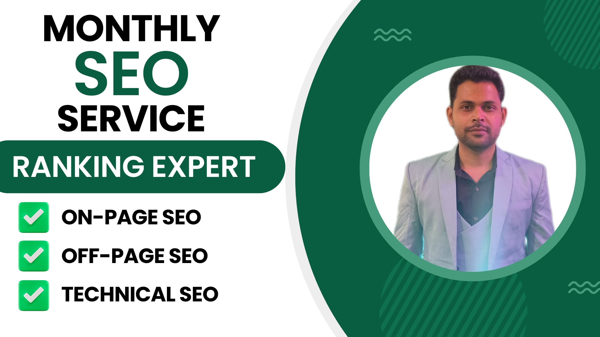 I will complete monthly SEO service package for googl...