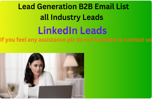 I will targeted b2b lead generation all industries le...