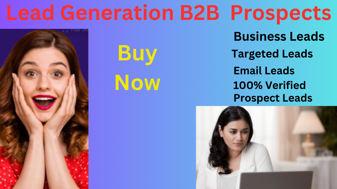 I will b2b lead generation and targeted email list bu...