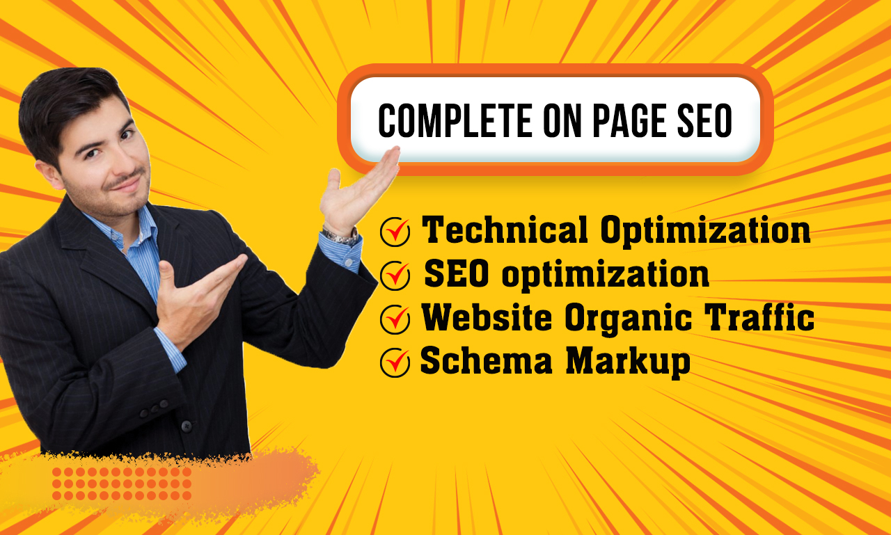 I will do on page SEO optimization to increase websit...