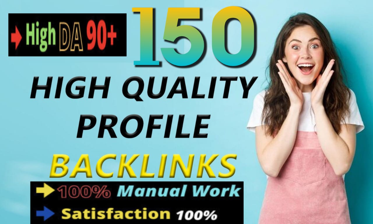 I will create authority social profile backlinks for ...
