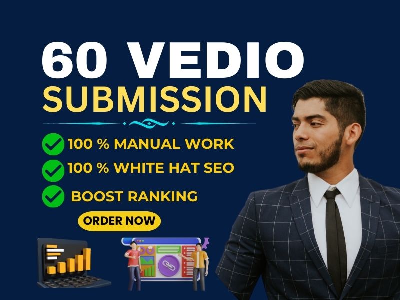 I will manually provide 60 video submissions to high-...