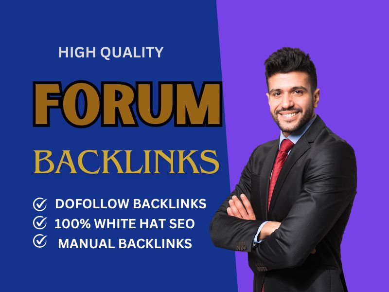 I will manually provide 60 Forum Posting dofollow Bac...