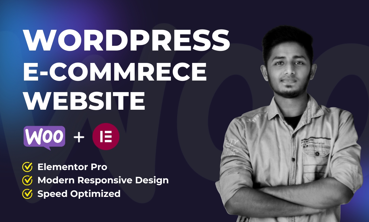Design wordpress ecommerce website or online store wi...