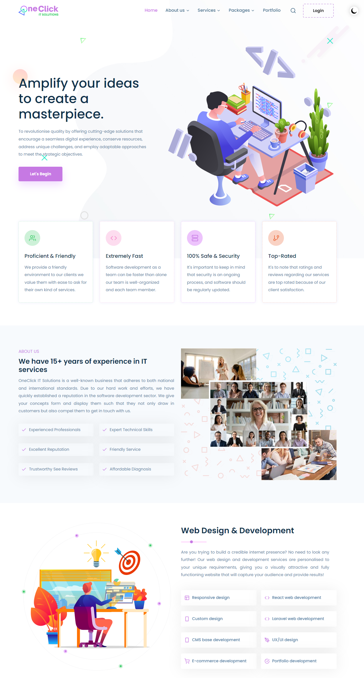 I will make for you responsive and user-friendly desi...