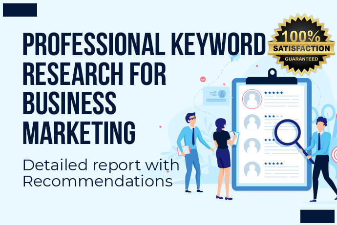 Competitive analysis and keyword or niche research fo...