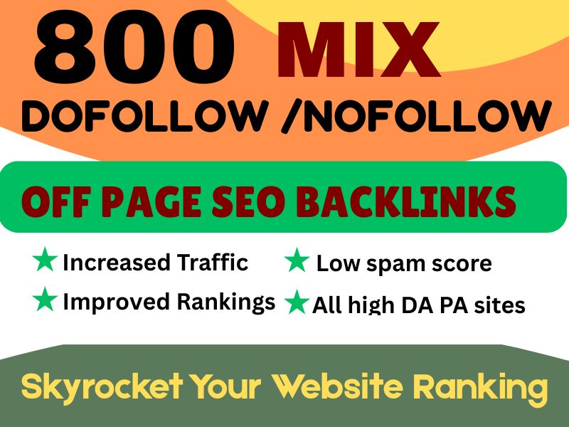 800 SEO Backlinks, Profile creation, Classified ads p...