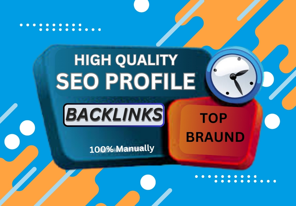 I will make permanent 400 HQ SEO Profile Backlinks to...