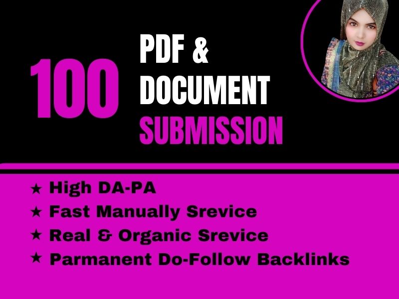 I will provide manual PDF creation & submission t...