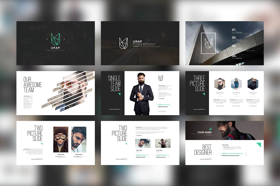 I will design professional powerpoint presentation an...