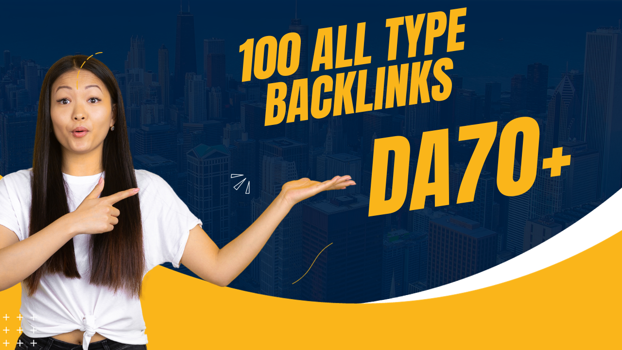 increase ranking with 100 high quality backlinks PA D...