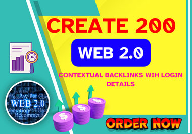 200 HQ Dedicated Web 2.0 Submission with 800+ Word Ar...