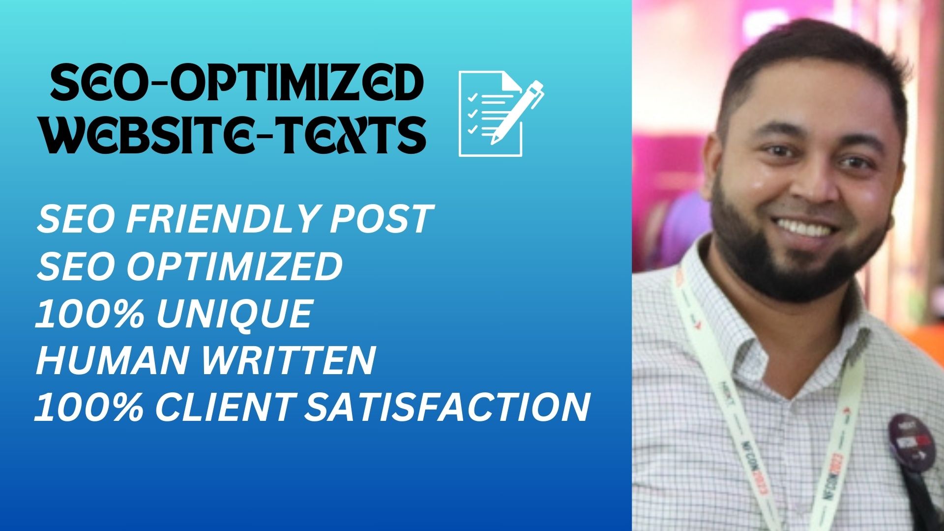 I will write 1000 words seo-optimized article for you