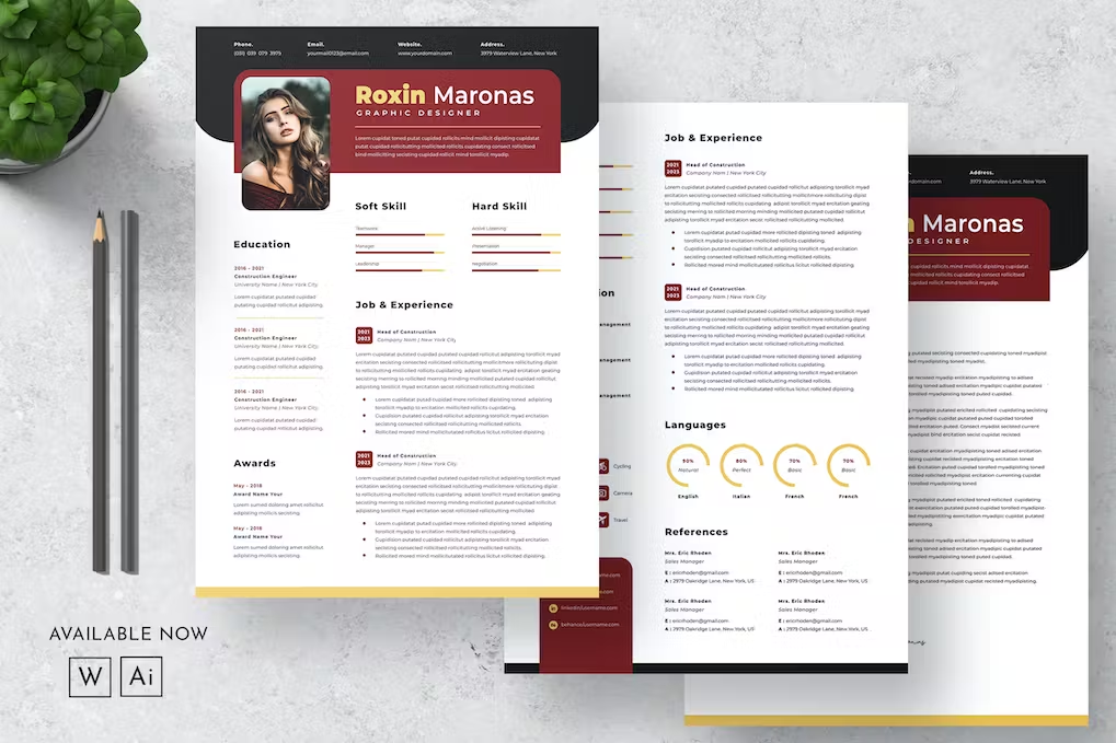 expertly design cv, resume, cover letter, linkedin