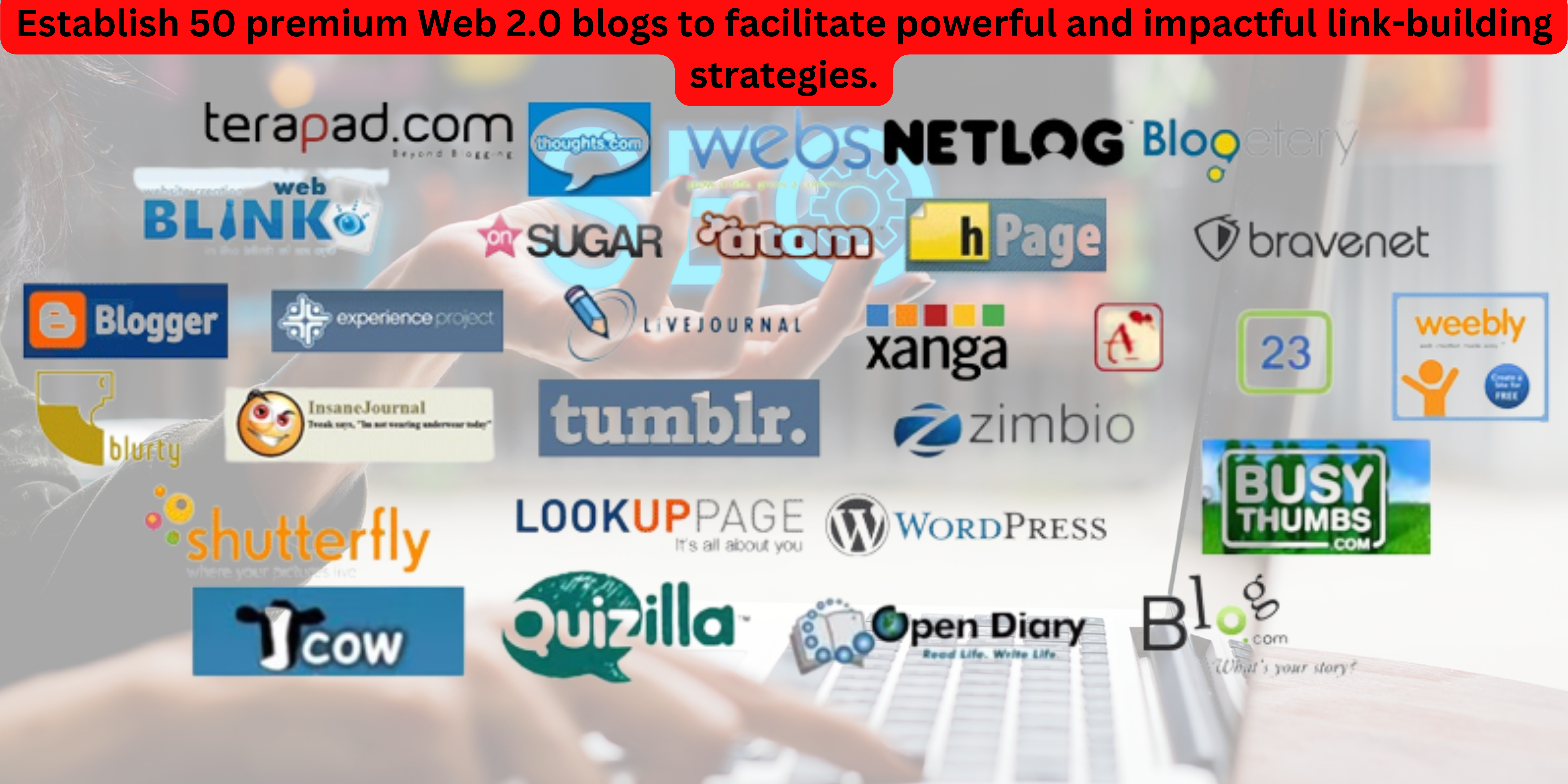 Establish 50 premium Web 2.0 blogs to facilitate powe...