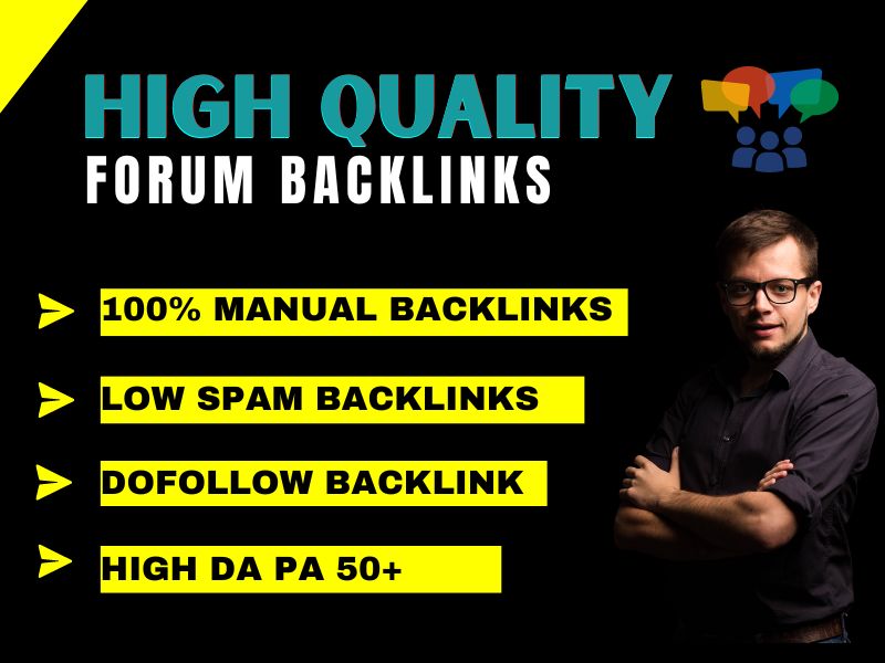 Get 60 High-Quality Forum Posting Backlinks on Top Au...