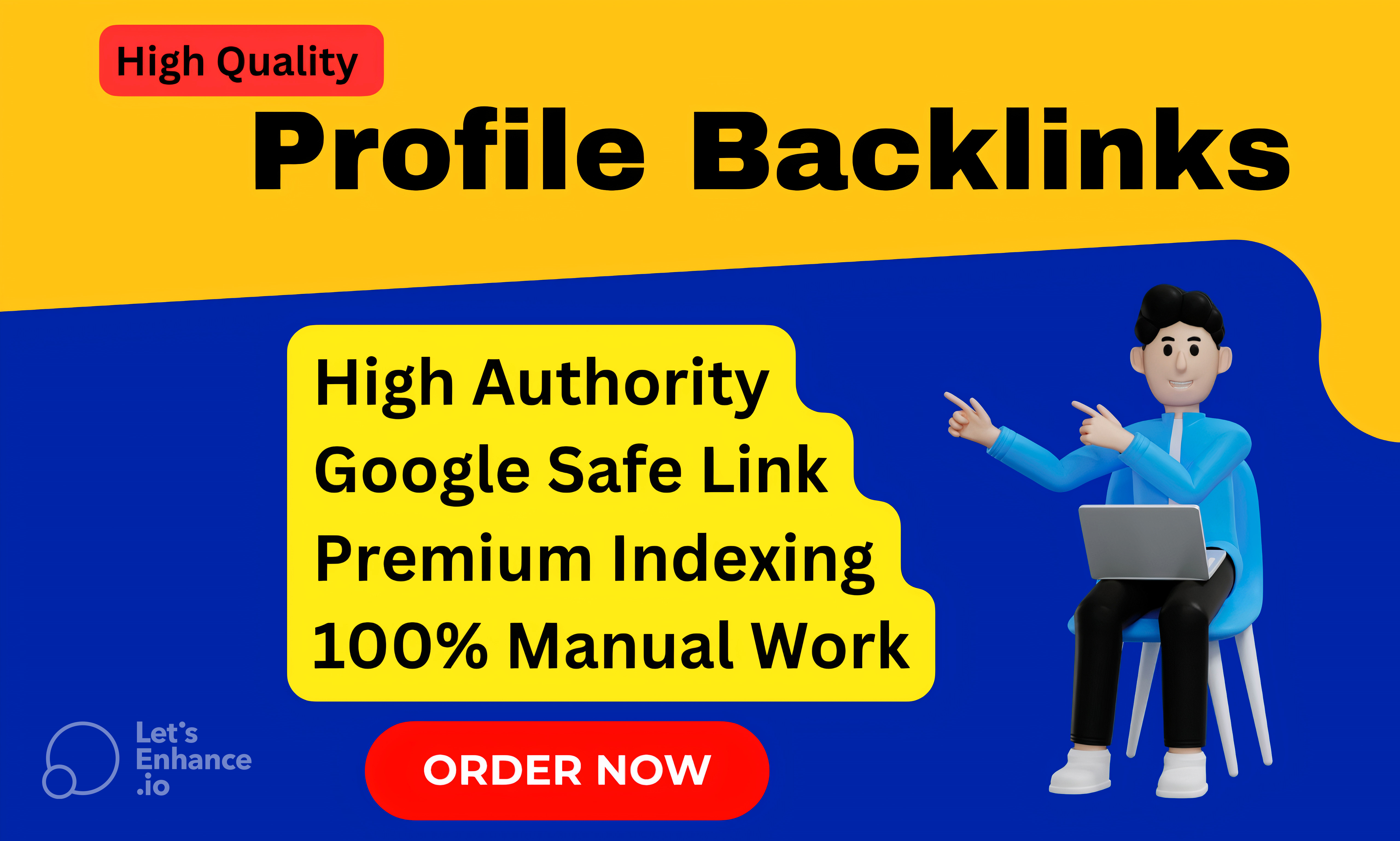 I will Build Manually 150 Do follow High Domain Autho...