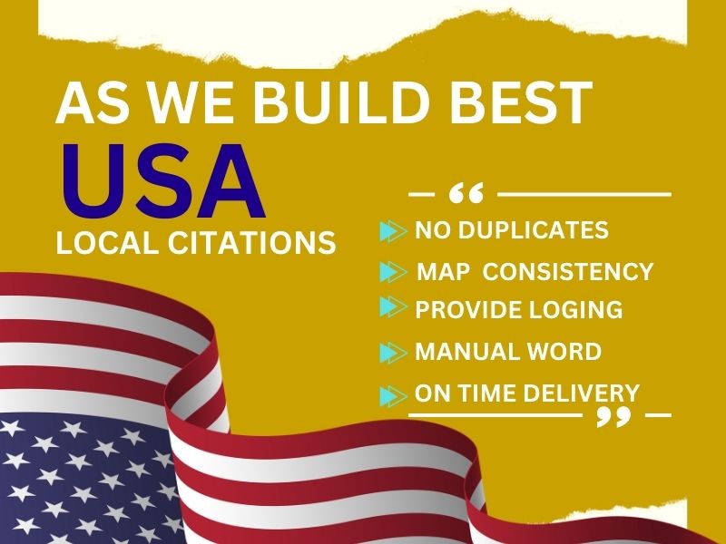 I will create top 50 USA Local Citations and director...