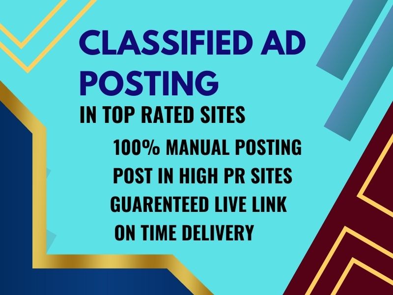 I will do classified ad posting on top 60 classified ...