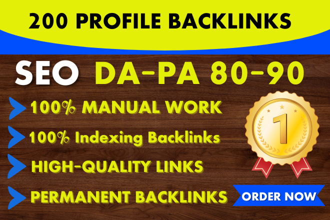 Get 200+high-quality manual indexing Profile creation...