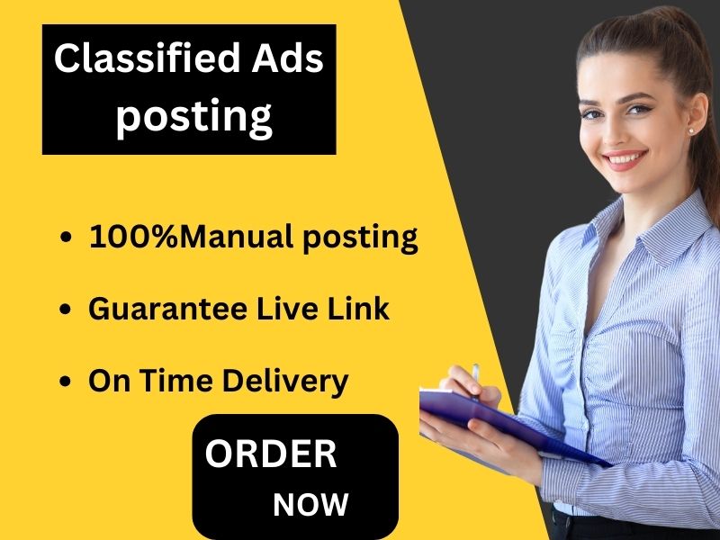 Professional Classified Ads Posting Service Worldwide...