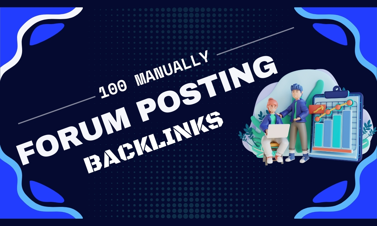 I will manually provide 70 unique quality forum posti...