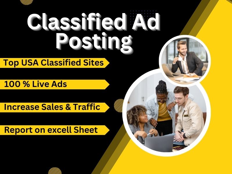 I will manually do 60 classified ads posting for all ...