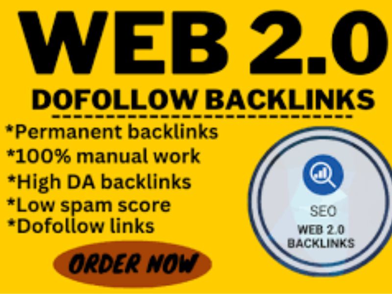 I will build web 2 0 backlinks, best web 2 0 on your...