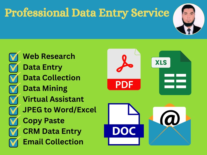I will be your professional virtual assistant for dat...
