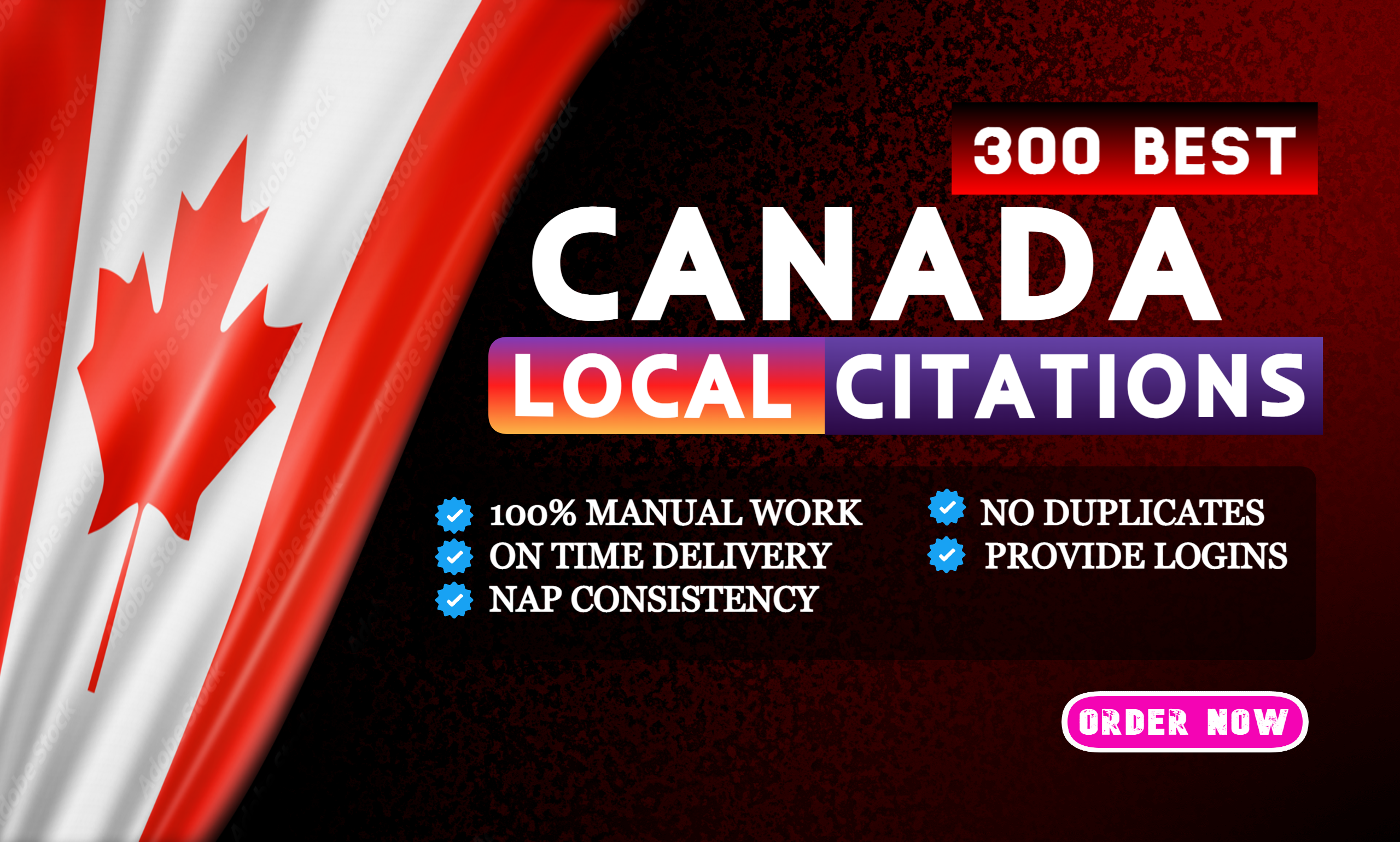 40 Top Quality Canada Local Citations and Directories...