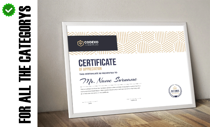 I will do certificate design, award certificate, di...