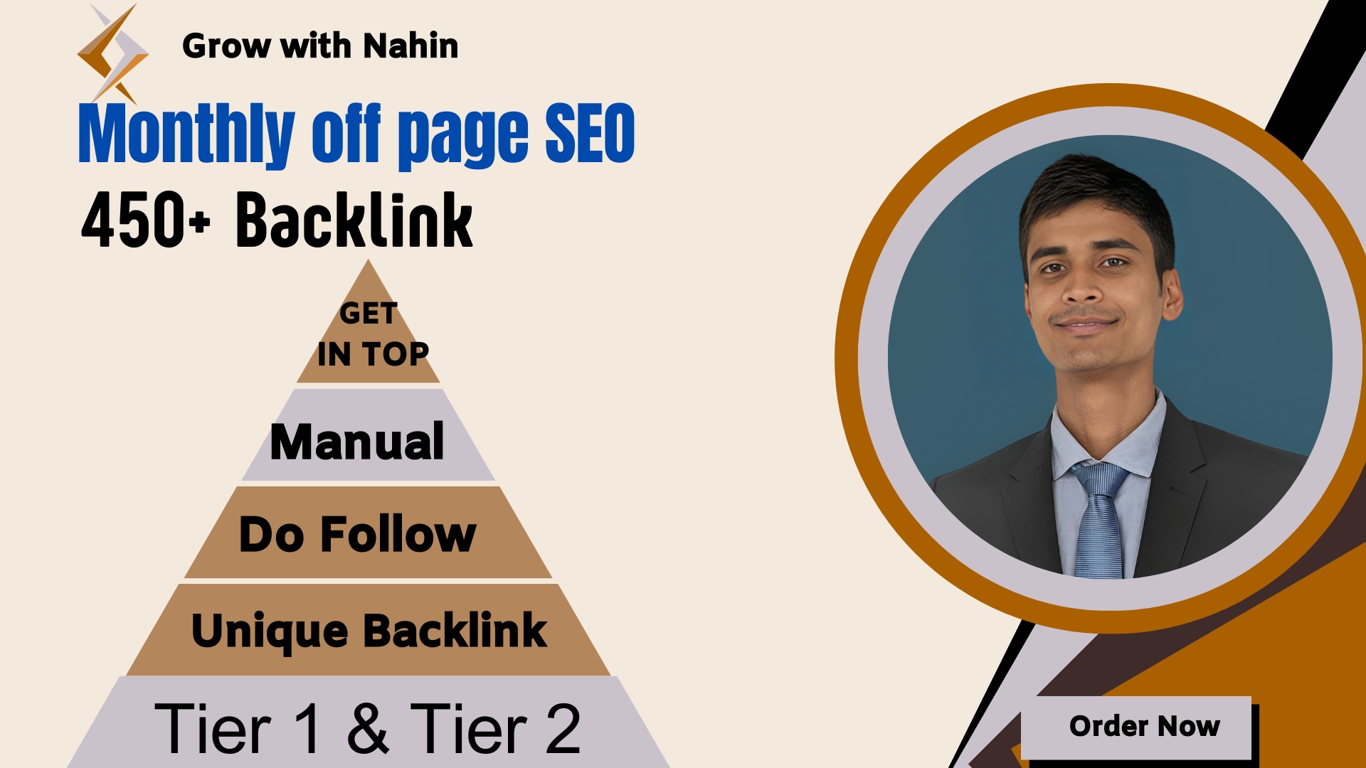 Monthly off page SEO service with 500 backlinks white...