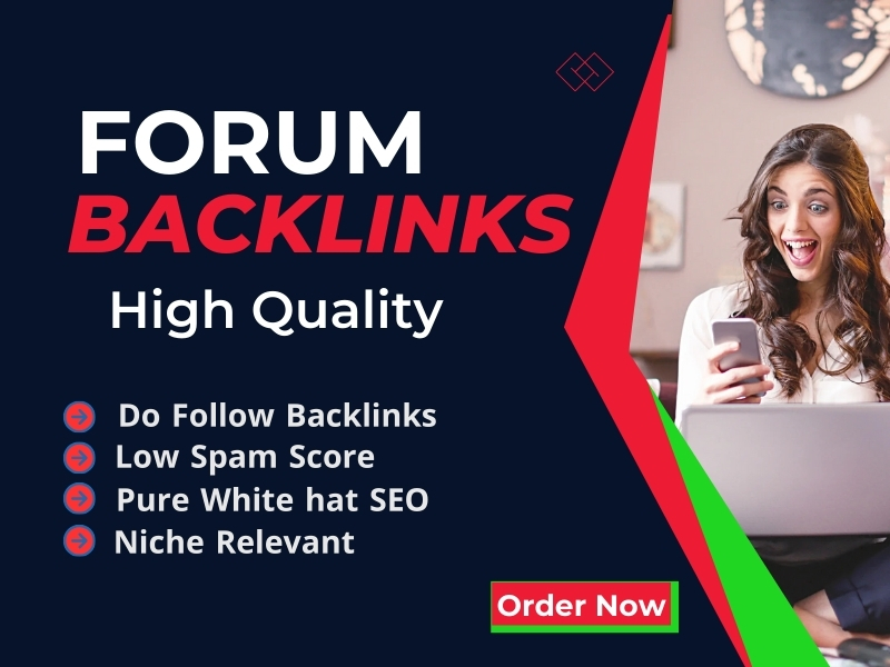 I will do 70 forum backlinks fully manual method with...