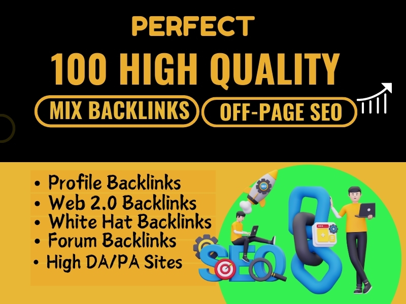 I will do high quality contextual SEO Mix backlinks f...